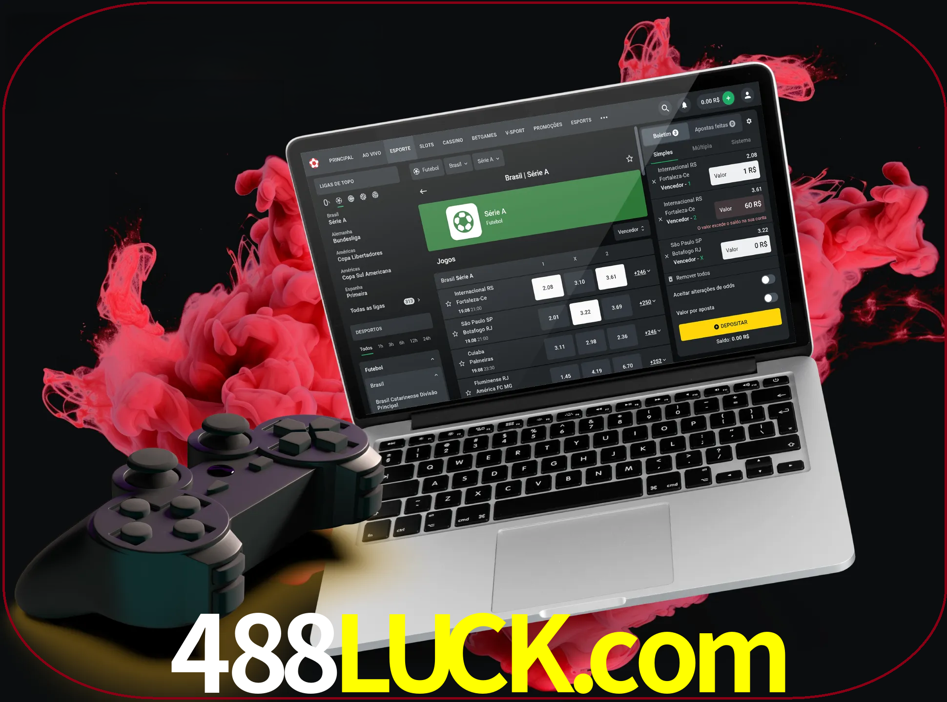 Visite a secção especial de jogos de vídeo em 488luck para descobrir em que jogos pode apostar e ganhar muito dinheiro.