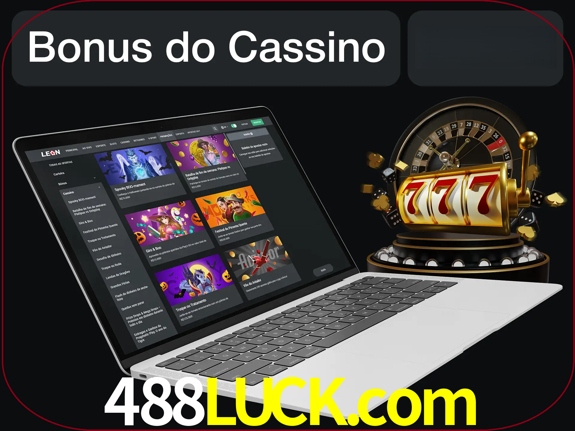 Use o bônus do cassino para começar melhor.