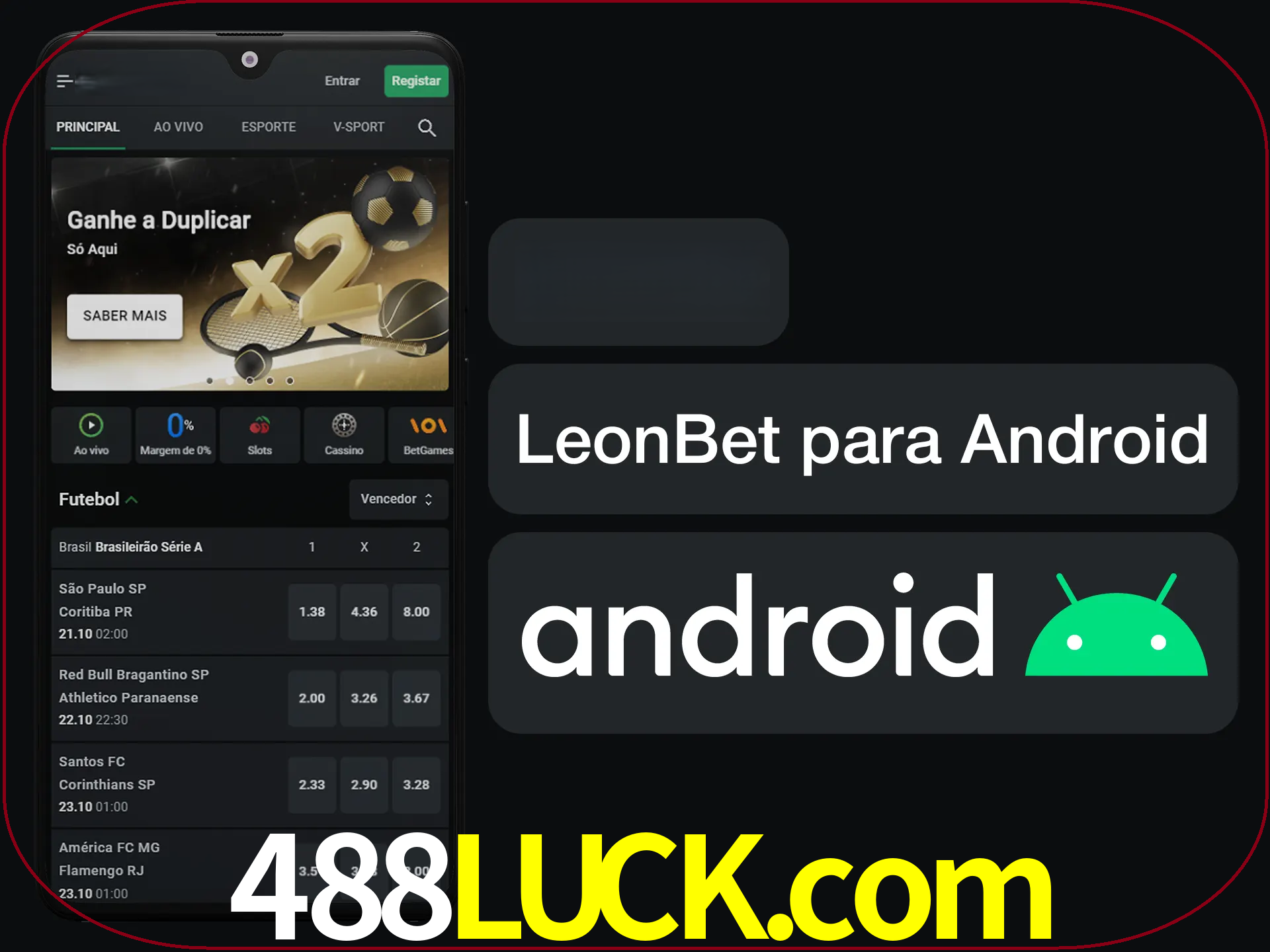 Adquira sua versão poket de LeonBet.